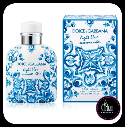  Perfume Light Blue Summer Vibes Men By Dolce & Gabbana 