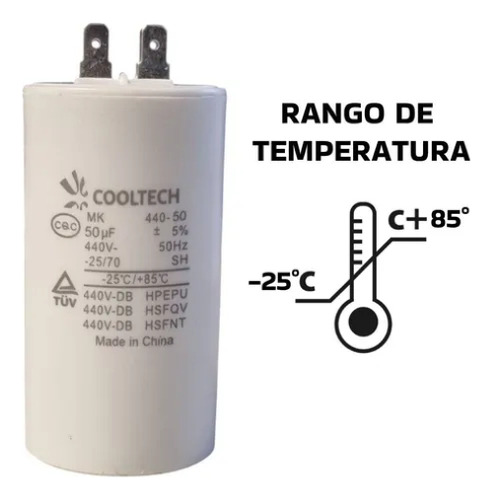Capacitor 50 Mf Cooltech