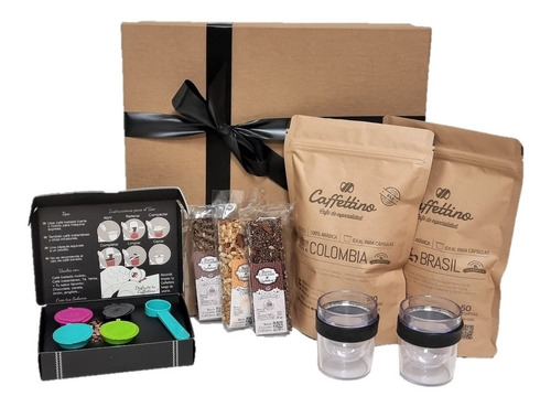 Imagen 1 de 9 de Kit Box Nº 1 De Regalo Caffettino Con Café De Especialidad
