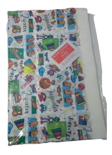 Bolsas Riñon 40x50 Estampadas Infantiles Niños Pack X50 