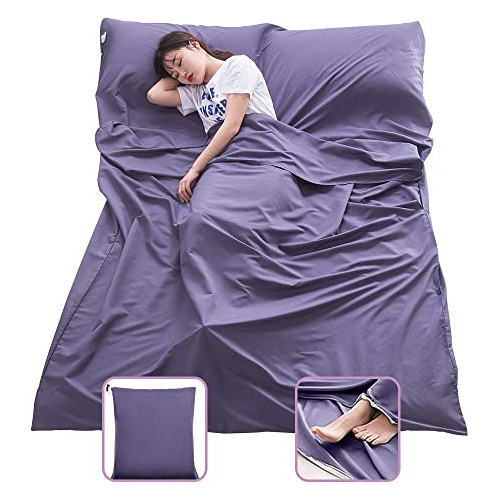 Bonng Sleeping Bag Liner Lightweight Compact Sleeping Bag Sa