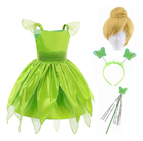 #5pcs /set Jingle Bell - Vestido De Princesa Para Niña, Conj