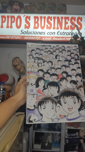Capitan Tsubasa Poster Exclusivo Super Campeones Oliver