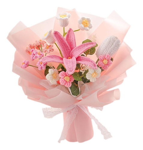 De Flores De Flor De Crochet, Flores Falsas De Tejido De