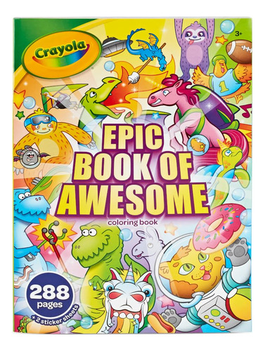 Juego De Libros Para Colorear Todo En Uno Crayola Epic Book