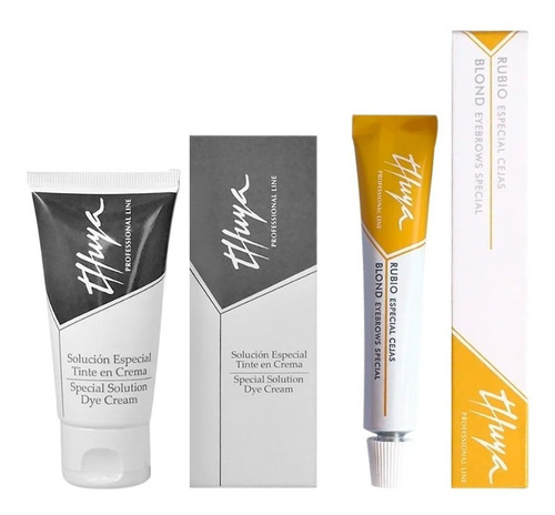 Kit Tinte Aclarante Para Cejas + Solucion En Crema Thuya