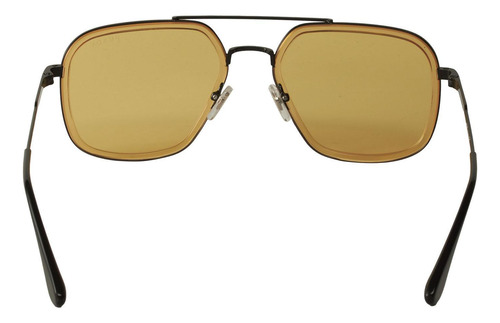 Prada Spr 57xs 03a-0b7 Aviator Square Yellow Black (Usado)