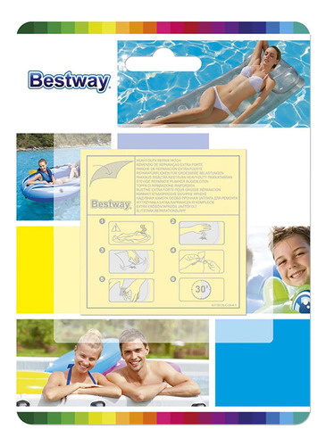 Kit 10 Parches Para Piscinas Colchones, Inflables Bestway