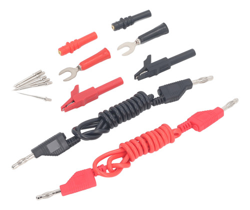 Kit De Cables De Prueba De Silicona Banana Plug, 2000 V, 20