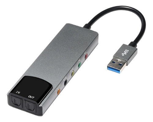 Tarjeta De Sonido Usb Tarjeta De Sonido Externa De Alto