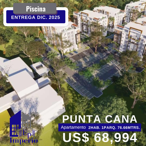 Se Vende Apartamento Entrega 2025 En Punta Cana Con Piscina