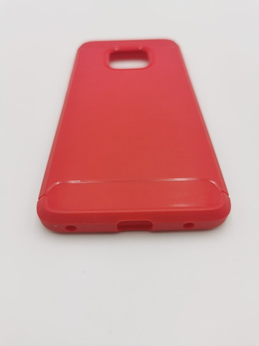 Funda Case Tpu Carbón Para Huawei Mate 20 Pro Lya-l09 Color Rojo