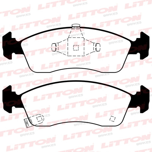 Pastilla Freno Litton Del Onix Prisma Activ Joy Spe4 Cobalt