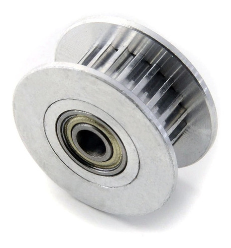 Imagen 1 de 4 de Polea Gt2 Guia Rodamiento 20 Dientes 6mm Impresora 3d 3mm