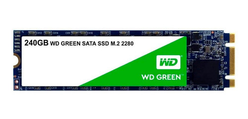 Ssd Wd Green M.2 2280 240gb Sata Iii 545mb/s Wds240g2g0b