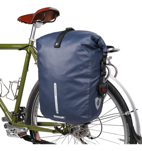 Imagen 2 de 4 de Alforja Bolso Mochila Bicicleta Rhinowalk X21668