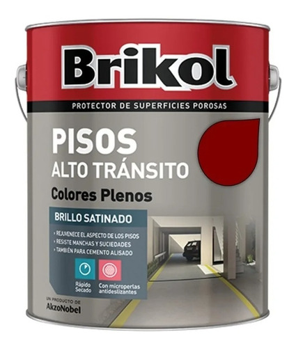 Brikol Pisos Alto Transito Antides. 10 Lt.-pint.zero R.mejia
