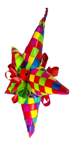 Estrellas De Colores Navideñas, Palma Artesanal ¡¡¡