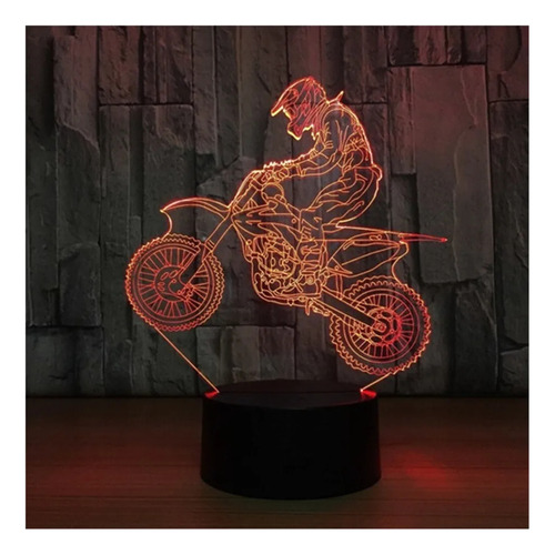 Y Lámpara Led 3d Para Moto De Cross Country, Luz Nocturna