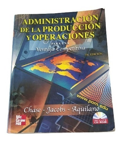 Administracion De La Produccion Y Operaciones Chase - Jacobs