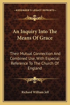 Libro An Inquiry Into The Means Of Grace: Their Mutual Co...