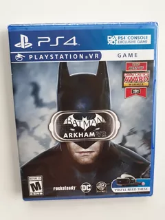 Batman Arkham Vr Juego Ps4 Nuevo Y Sellado