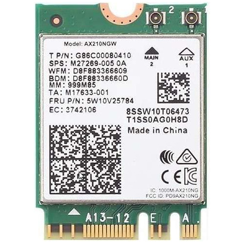 Adaptador Ax210 Wifi 6e De Tres Bandas Para Portátiles M.2 C