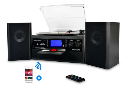 Tocadiscos Con Bluetooth Rerd, Altavoz Estéreo,