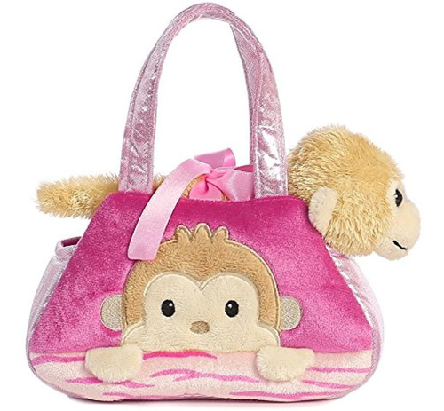 Aurora World Fancy Pals Peekaboo Monkey Pet Carrier