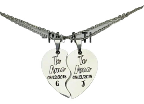 Collares Personalizado Para Parejas 