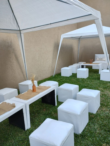 Alquiler De Livings , Puff Y Gazebos Para Eventos