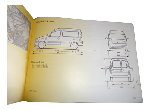 Renault Kangoo 2005 Libro Manual Original (Usado)