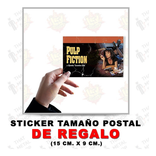 Imagen 2 de 10 de Envío Gratis Playera Raglan Dama Pulp Fiction Mia Wallace