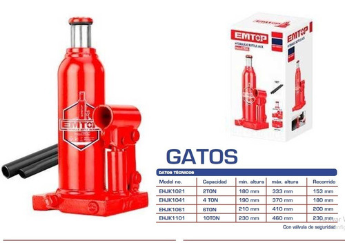 Imagen 2 de 4 de Gato Tipo Botella De 4 Toneladas (200mm)