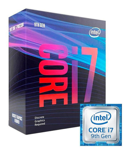 Processador Intel Core I7-9700f 3.00ghz-4.70ghz Cache 12mb