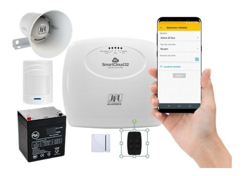 Alarma Inalámbrica Kit Jfl Wifi 