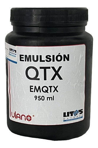 Emulsion De Serigrafia Qtx Ulano 950ml Efecto 3d Color Rosa