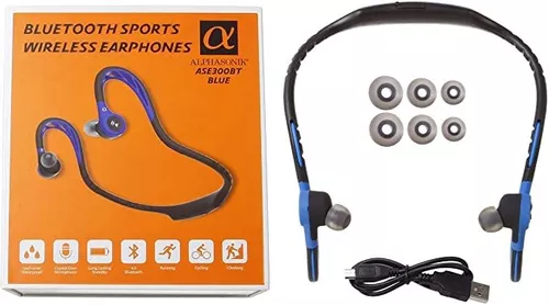 Otium Auriculares Bluetooth, auriculares inalámbricos IPX7, impermeables,  con micrófono, estéreo, HD, a prueba de sudor, para gimnasio, correr