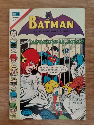 Cómic Batman Número 602 Editorial Novaro 1971