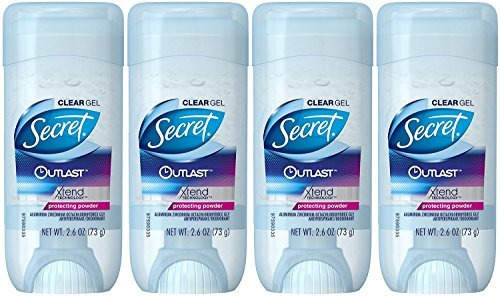 Secret Outlast Protecting Powder Scent Womens Clear Gel Anti