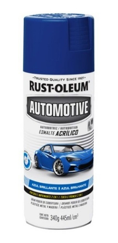 Pintura Automotriz Esmalte Acrílico Rust-oleum Automotive Color Azul