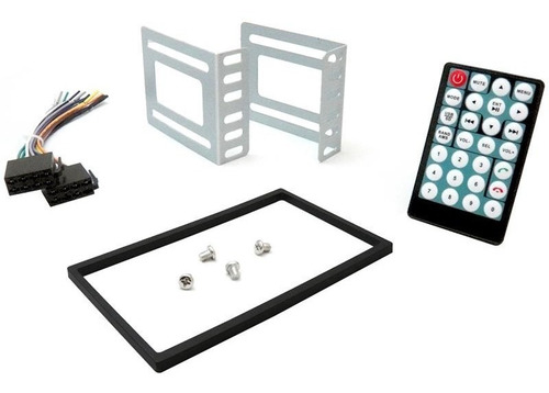 Imagen 4 de 7 de Estéreo Pantalla Doble Din 7'' Bluetooth Mirrorlink Usb Aux