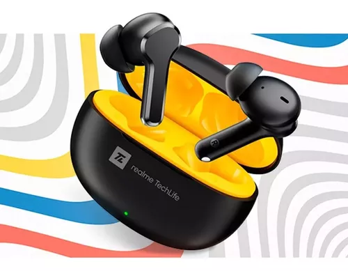 Audifonos Realme Buds T100 Touch Cancelacion Ruido Ipx5 Color Negro