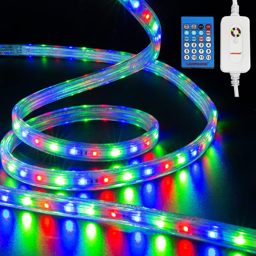 Lámpara Led Led 18 Pies Luz De Tira, 110v Impermeable Flexib