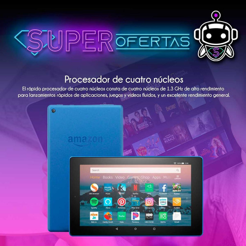 Tablet Amazon Fire Hd 8 = Samsung Tab - 32 Gb M E M O R I A