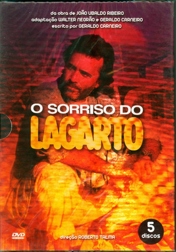 Dvd O Sorriso Do Lagarto (box Com Luva 5 Discos Tony Ramos)