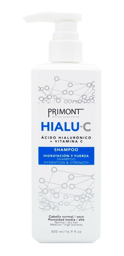 Primont Hialu C Acido Hialuronico Vitamina C Shampoo 500ml