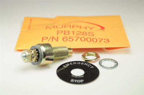 Push Button Boton Apagado Emergencia Murphy Pb128s