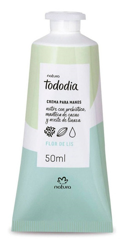 Crema Para Manos Flor De Lis 50ml Tododia Natura Prod Vegano