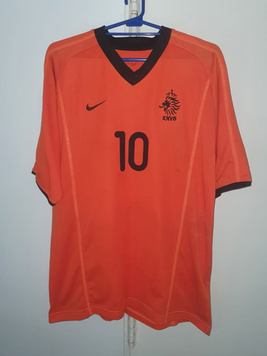 Camiseta Seleccion Holanda Paises Bajos 2000 Nike Bergkamp